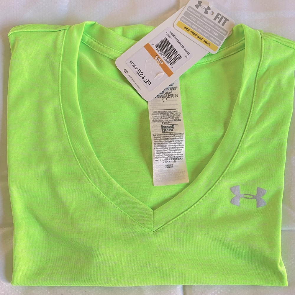 Under Armour Women’s Heat Gear Tech Tee NWT size S